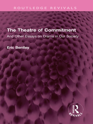 cover image of The Theatre of Commitment